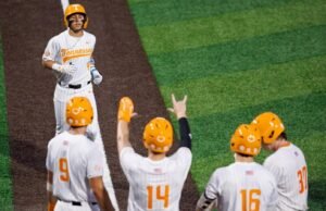 Grand slam Marin dan enam RBI Power Vols memicu kemenangan atas UNC Asheville