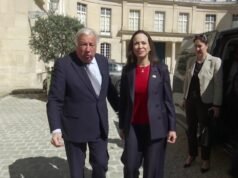 Atas nama “dukungan untuk rakyat Venezuela”, Gérard Larcher menerima pemenang Hadiah Nobel dan lawannya María Corina Machado di Senat