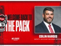 Hargis kembali ke Wolfpack sebagai asisten direktur atletik