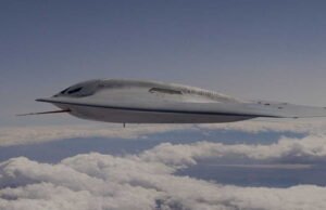 Foto pertama pembom B-21 yang dilihat dari udara menegaskan Northrop Grumman telah menciptakan senjata jenis baru