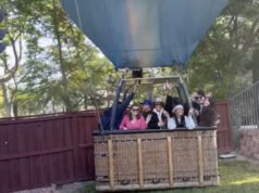 Seorang Amerika masuk ke kebunnya dan menemukan… sebuah balon udara