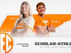 Pickens dan Espernberger dinominasikan untuk Beasiswa Pascasarjana McWhorter Scholar-Athlete SEC