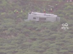 Bus wisata terbalik, menewaskan satu orang di Kepulauan Canary