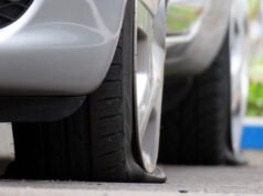 lebih dari 70 mobil dengan ban kempes dalam satu malam