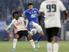 Reaksi Andrew Omobamidele setelah tersingkirnya Racing Club de Strasbourg