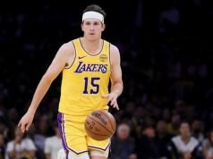 Austin Reaves absen selama sisa musim reguler Lakers karena cedera otot miring