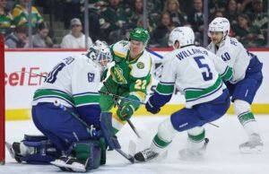 Wild mengamankan tempat di babak playoff dengan kemenangan 5-2 atas Canucks