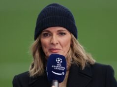 Gabby Logan mengirimkan pesan empat kata saat presenter BBC menyemangati putra raksasanya | Rugbi | olahraga