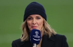 Gabby Logan mengirimkan pesan empat kata saat presenter BBC menyemangati putra raksasanya | Rugbi | olahraga