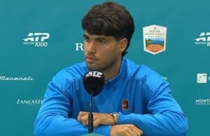 Carlos Alcaraz dalam perselisihan publik dengan lawan Monte Carlo Masters beberapa jam sebelum pertandingan | Tenis | olahraga