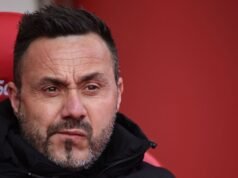 Roberto De Zerbi menyebut ribuan fans Tottenham ‘kecewa’ | Sepak Bola | olahraga