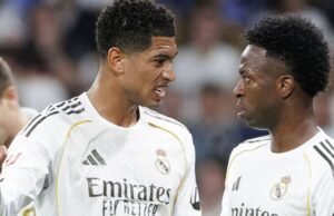 Jude Bellingham dan Vinicius Jr. terlibat dalam pertarungan sengit saat rekaman baru dirilis | Sepak Bola | olahraga