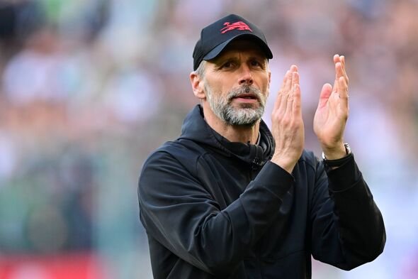 MÖNCHENGLADBACH - Pelatih RB Leipzig Marco Rose selama pertandingan Bundesliga antara Borussia Mönchengladbach dan RB Leipzig di Bor