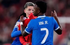 Gianluca Prestianni dilarang UEFA karena insiden rasisme dengan Vinicius Jr Sepak Bola | olahraga