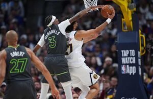 Pelatih Timberwolves menyebut 16 lemparan bebas Jamal Murray “memusingkan” saat Nuggets memenangkan Game 1