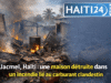 Jacmel: sebuah rumah yang hancur akibat kebakaran terkait dengan bahan bakar rahasia Berita terbaru dari Haiti: politik, keamanan, ekonomi, budaya.