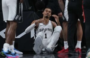 Wembanyama dari Spurs tidak bisa tampil untuk Game 3 melawan Portland saat ia pulih dari gegar otak