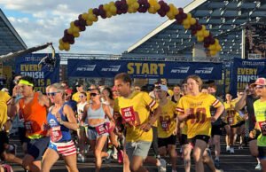 Cendekiawan Tillman terhubung satu sama lain dan komunitas di Pat’s Run tahunan