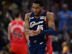 Mitchell mencetak 32 poin saat Cavaliers mengalahkan Raptors 126-113 di Game 1 seri putaran pertama Timur