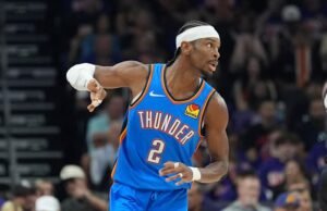 Gilgeous-Alexander mencetak 42 poin saat Thunder mengalahkan Suns 121-109 untuk memimpin 3-0