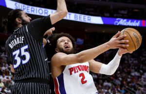 Pistons membuka babak playoff dengan kegagalan sebagai unggulan teratas di Timur, kalah dari unggulan ke-8 Magic