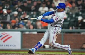 Siput Mets Juan Soto meninggalkan pertandingan melawan Giants karena cedera betis kanan; MRI dijadwalkan pada hari Sabtu