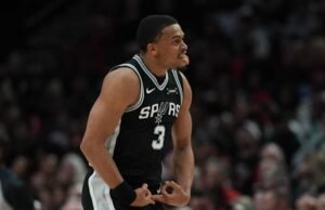 Spurs mengalahkan Trail Blazers tanpa Wembanyama 120-108 untuk memimpin 2-1