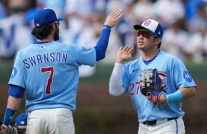 Ballesteros Hoerner dan Happ melakukan home run saat Cubs memberikan Mets kekalahan kesembilan berturut-turut dalam game 12-4
