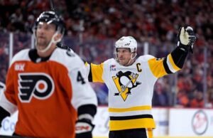 Crosby dan Letang menyerang saat Penguin menahan sapuan dengan kemenangan 4-2 di Game 4 atas Flyers