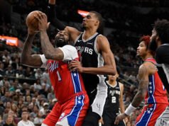 Wembanyama adalah finalis penghargaan Pemain Bertahan NBA Tahun Ini, Edwards adalah finalis penghargaan Pemain Kopling