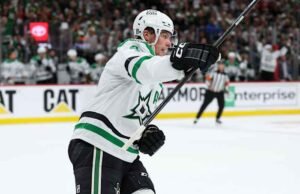 Defleksi Boldy dengan sisa waktu 28,9 detik di waktu tambahan membuat Wild melewati Stars 3-2 dan menyamakan kedudukan menjadi 2