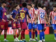 Saksikan: Para pemain Barcelona berada dalam kekacauan setelah insiden panas antara Fermin Lopez dan Atlético Madrid