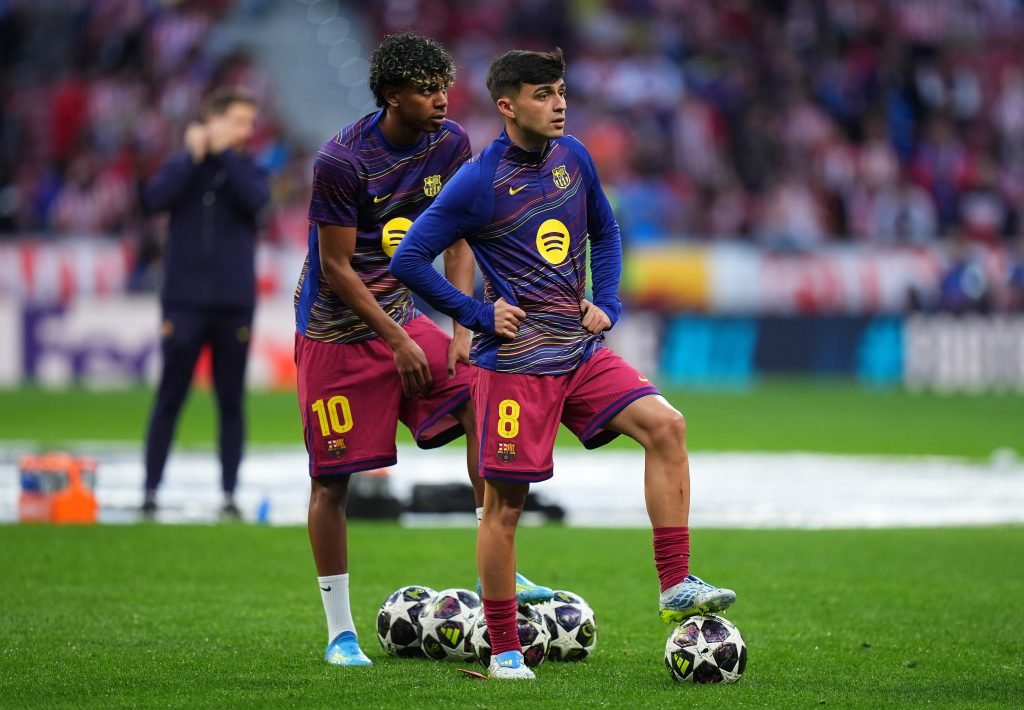 Pedri dan Lamine Yamal dari FC Barcelona