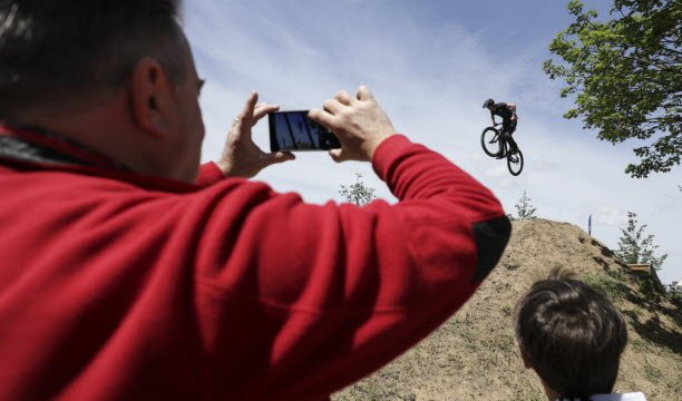 Di sisi BMX, penonton dapat mengikuti dua kompetisi BMX Park dan satu kompetisi Dirt BMX/MTB. Arsip foto Thomas Toussaint