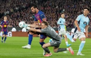 Komite wasit mendukung keputusan kontroversial VAR pada pertandingan antara Barcelona dan Celta Vigo