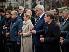 Video. Bucha: Para menteri Uni Eropa memperingati hari pembantaian Rusia di Ukraina