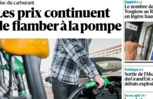 Vosges. Temukan halaman depan surat kabar Anda pada hari Rabu, 8 April