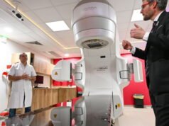 Gambar. Di rumah sakit Epinal, departemen radioterapi memasuki dimensi baru dengan akselerator partikel baru