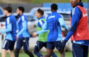 Liga Konferensi. Saat Mainz bermain, Racing Club de Strasbourg menjadi starter