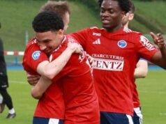 Sepak bola. Nasional 2: Meski kalah jumlah, Haagnau tak segan-segan menang