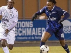 Sepak bola. Dengan sembilan gol, Daniel Glao adalah penyerang nomor 1 Biesheim musim ini