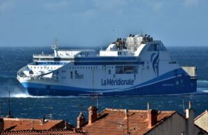 kandangnya terlalu kecil untuk anjing, perjalanan feri menjadi tidak terkendali