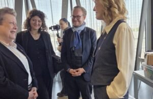 Strasbourg. Di lokasi syuting serial TV “César Wagner”: Catherine Trautmann sebagai “bintang tamu”