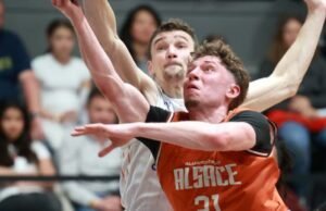 Bola basket. Alliance Sport Alsace bertarung dengan sia-sia, pemimpin Roanne terlalu kuat