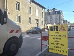 Vosges. Épinal: gangguan selama empat hari di rue Aristide-Briand dengan lalu lintas berubah sebagian