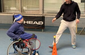 Oberhausbergen. Cobalah tenis sehat dan tenis kursi roda pada hari Sabtu