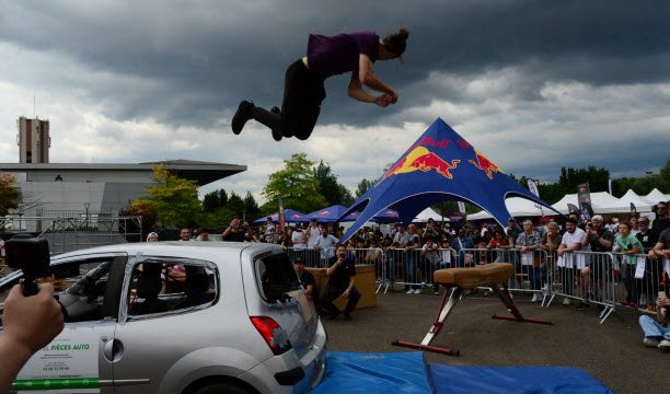 Akan ada empat event parkour (teknis, kecepatan, gaya dan wanita) dengan seleksi resmi untuk “Parkour Earth Championships”, sebuah kompetisi internasional besar. Arsip Foto David Geiss